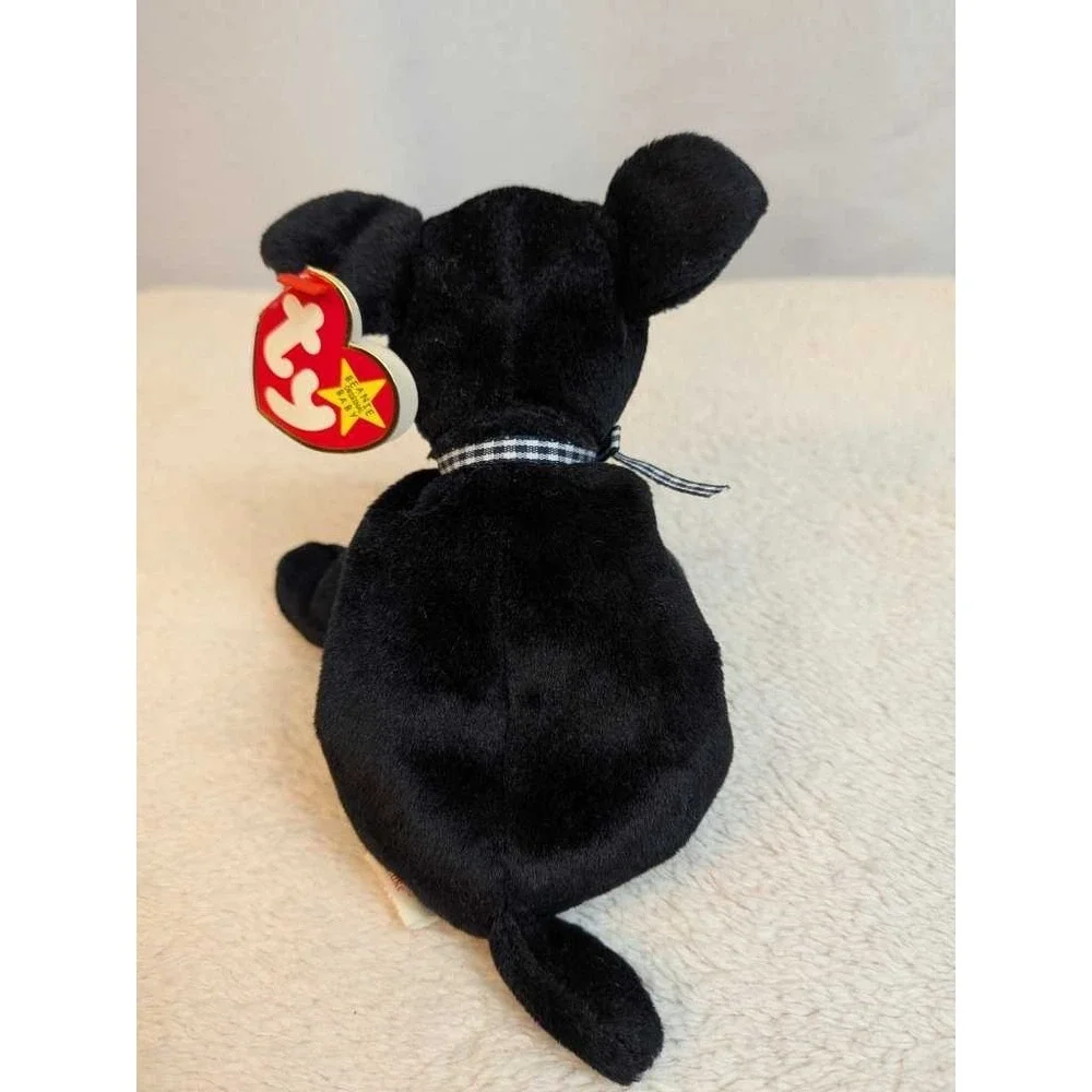 Ty‎ Beanie Baby Luke Black Labrador Dog Plush 1998